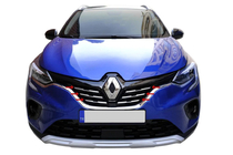 Renault Captur 2019- Chrom Kühlergrill Blenden (6 Stk, Edelstahl) Foto 3