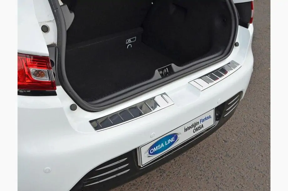 Renault Clio IV 2012-2019 Heckstoßstangenabdeckung HB (2 Stk, Edelstahl) Image