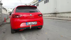 Seat Leon 2013-2020 Heckstoßstangenabdeckung (grundiert zum Lackieren) Foto 2