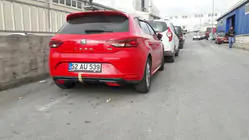 Seat Leon 2013-2020 Heckstoßstangenabdeckung (grundiert zum Lackieren) Foto 3