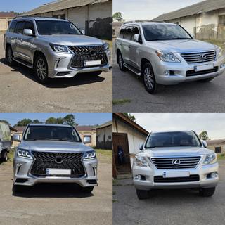 Mini-Facelift Kit von Modell 2008-2015 auf TRD Sport (Stoßstange, Scheinwerfer) Lexus LX570/450d 2008-2022 Foto 1