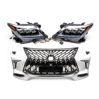 Mini-Facelift Kit von Modell 2008-2015 auf TRD Sport (Stoßstange, Scheinwerfer) Lexus LX570/450d 2008-2022 Foto 4