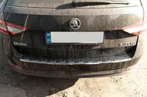 Skoda Superb 2015-2024 Heckstoßstangenschutz SW Edelstahl Foto 3