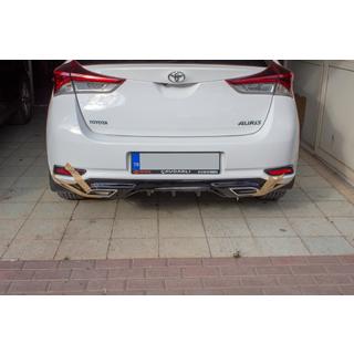 Heckdiffusor für Stoßstange (2016-2018, grundiert zum Lackieren) Toyota Auris 2012-2018 Foto 1