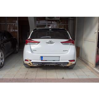 Heckdiffusor für Stoßstange (2016-2018, grundiert zum Lackieren) Toyota Auris 2012-2018 Foto 2