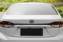 Toyota Corolla 2019- Chromleiste über dem Kennzeichen (Edelstahl) Foto 1