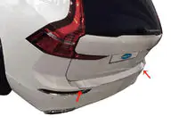 Volvo XC60 2017- Edelstahl Heckstoßstangenschutz Foto 1