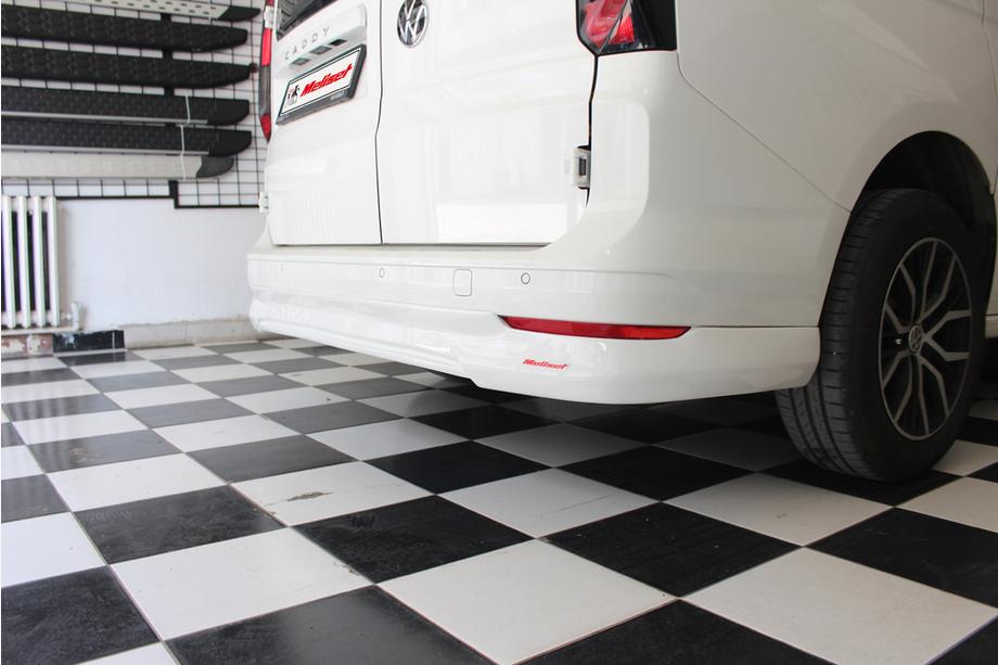 Volkswagen Caddy 2020- Heckstoßstangenabdeckung (grundiert zum Lackieren) Kurzer Radstand Foto 2