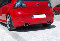 Volkswagen Golf 5 2003-2009 Heckstoßstangenabdeckung (grundiert zum Lackieren) Foto 1