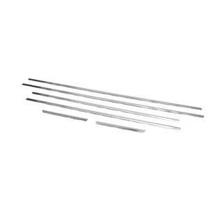 Fensterzierleisten Edelstahl Carmos (6 Stk) Seat Leon 2005-2012 Foto 3