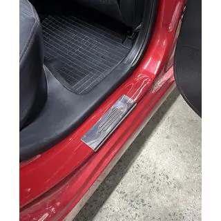Einstiegsleisten Carmos Blue V2 (4 Stk, Edelstahl) Hyundai Accent 2011-2017 Foto 4
