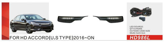 Honda Accord X 2017-2022 Nebelscheinwerfer US-Typ (2017-2020, LED) Foto 1