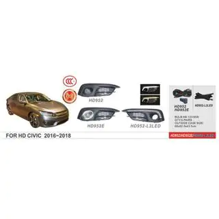 Nebelscheinwerfer 2016-2019 (Halogen) Honda Civic Sedan X 2016-2021