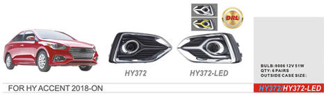 Hyundai Accent 2017-2023 Nebelscheinwerfer (Halogen) Foto 1