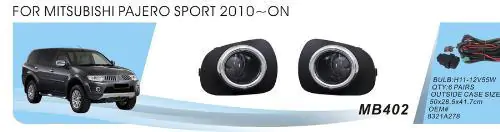 Mitsubishi Pajero Sport 2008-2015 Nebelscheinwerfer (2 Stk, Halogen) Foto 1