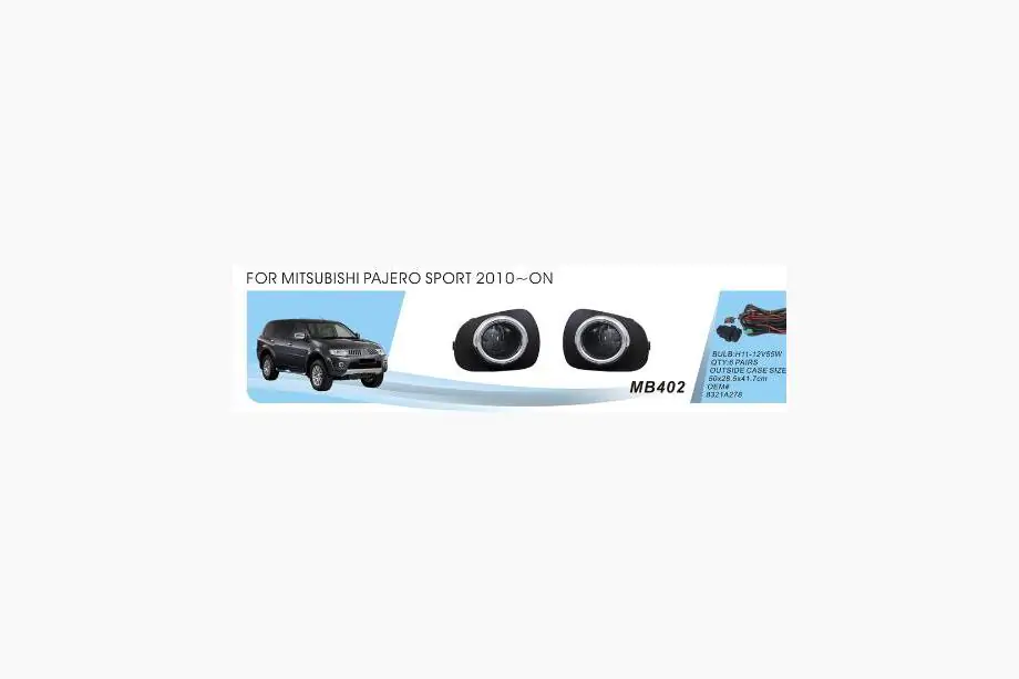Mitsubishi Pajero Sport 2008-2015 Nebelscheinwerfer (2 Stk, Halogen) Image