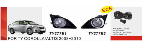 Toyota Corolla 2007-2013 Nebelscheinwerfer 2007-2010 (2 Stk, Halogen) Foto 1