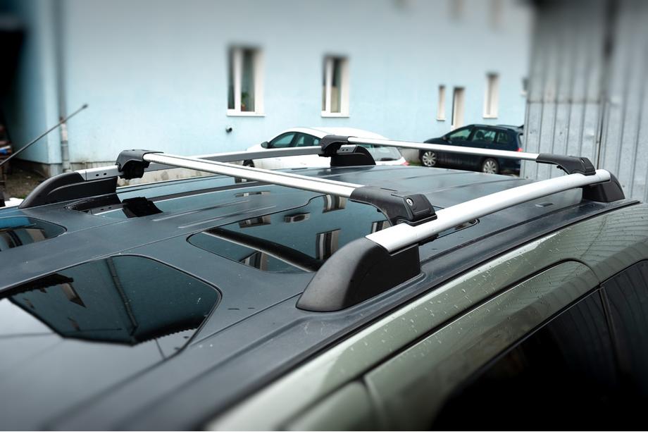 Peugeot Partner Tepee 2008-2018 Dachträger für Reling abschließbar Skybar V1 (2 Stk) Grau Image