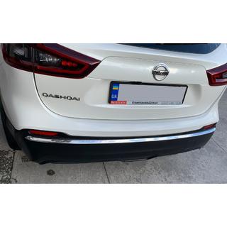 Heckstoßstangenleiste Edelstahl Nissan Qashqai 2014-2021 Foto 2