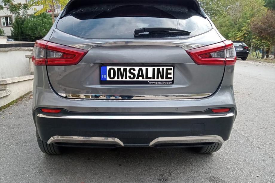 Nissan Qashqai 2014-2021 Heckstoßstangenleiste Edelstahl Foto 5