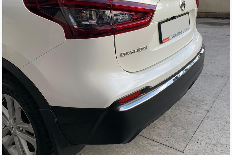 Nissan Qashqai 2014-2021 Heckstoßstangenleiste Edelstahl Foto 1