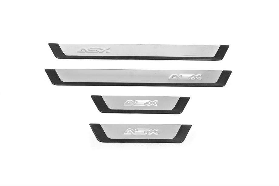 Mitsubishi ASX 2010-2023 Einstiegsleisten Flexill (4 Stk, Edelstahl) Image