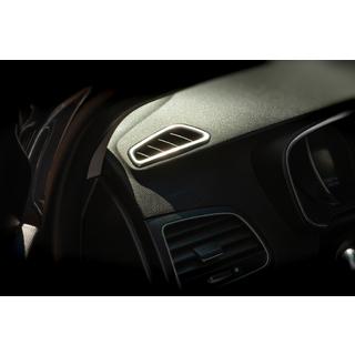 Lüftungsabdeckung Innenraum (2 Stk, Edelstahl) Renault Megane IV 2016-2025 Foto 3