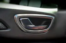 Renault Megane IV 2016-2025 Zierblenden um Türgriffe im Innenraum (4 Stk, Edelstahl) Foto 1