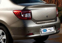 Dacia Logan II 2013-2022 Kofferraumleiste 2013-2018 Edelstahl Foto 1