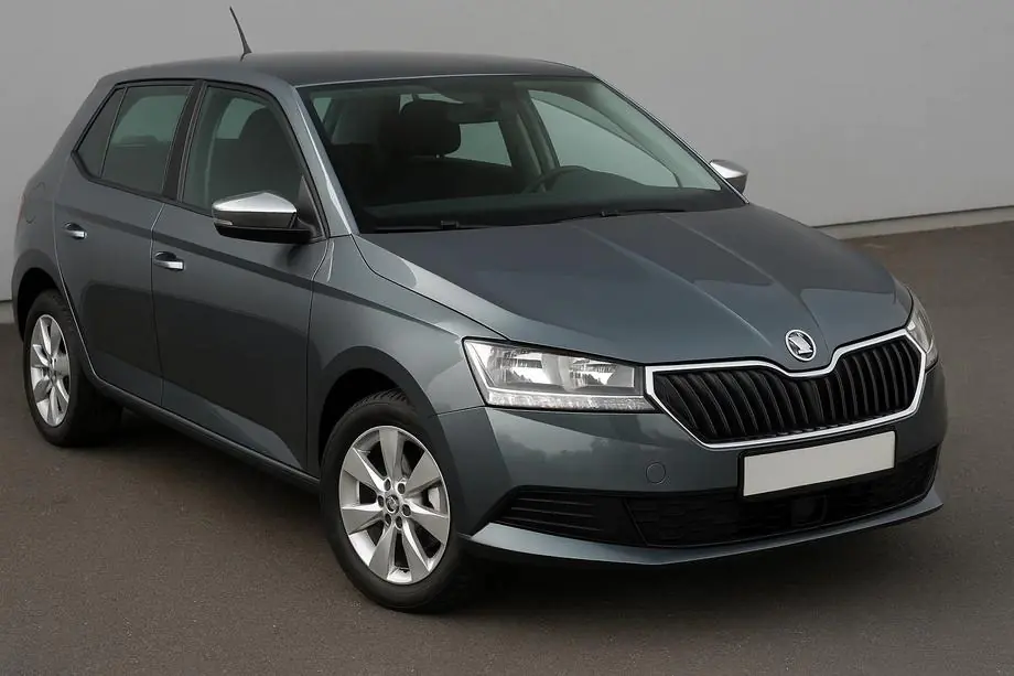 Skoda Fabia 2014-2021 Spiegelabdeckungen mit Aussparung für Blinker (2 Stk, Edelstahl) Image