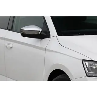Spiegelabdeckungen mit Aussparung für Blinker (2 Stk, Edelstahl) Foto 1