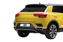 Volkswagen T-Roc 2017-2025 Chromleiste über dem Kennzeichen (OmsaLine, Edelstahl) Foto 1