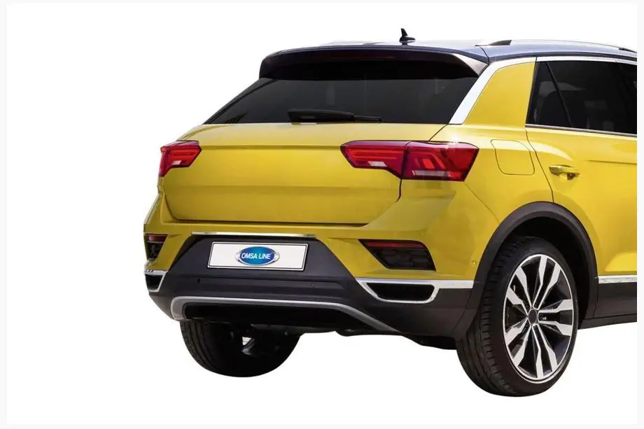 Volkswagen T-Roc 2017-2025 Chromleiste über dem Kennzeichen (OmsaLine, Edelstahl) Image