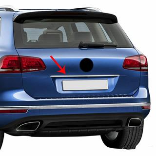 Chromleiste über dem Kennzeichen OmsaLine (Edelstahl) Volkswagen Touareg 2018- Foto 2
