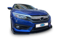 Honda Civic Sedan X 2016-2021 Frontlippe V3 (schwarz) Foto 1