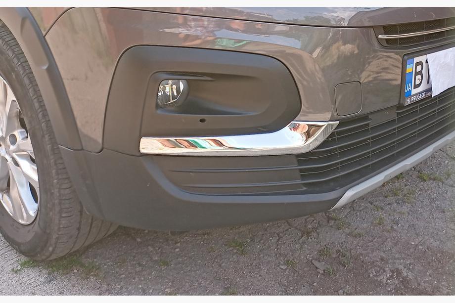 Peugeot Partner/Rifter 2019- Abdeckungen für Nebelscheinwerfer (2 Stk., Edelstahl) Foto 2