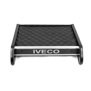Ablagebrett für Armaturenbrett (Schwarz mit schwarzer Naht) Iveco Daily 2006-2014 Foto 2