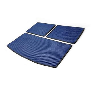Kofferraummatte 3-teilig (EVA, blau) (7-Sitzer) Audi Q7 2005-2015 Foto 2