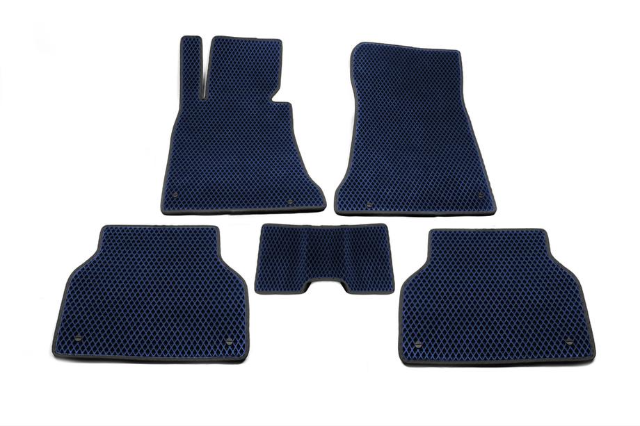 BMW 5 Series E39 1996-2003 EVA Fußmatten (Blau) Foto 4