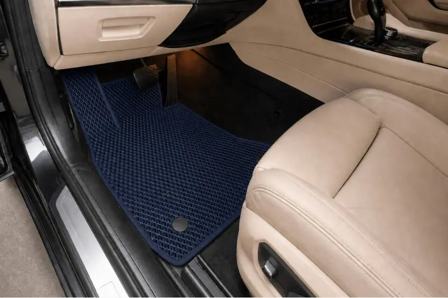 BMW 7 Series F01/F02 2008-2015 EVA Fußmatten (für F02, Blau) Image