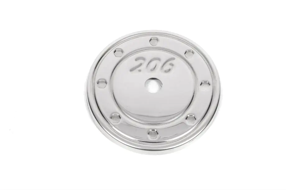Peugeot 206 1998-2024 Chrom Tankdeckelblende (Edelstahl) Image