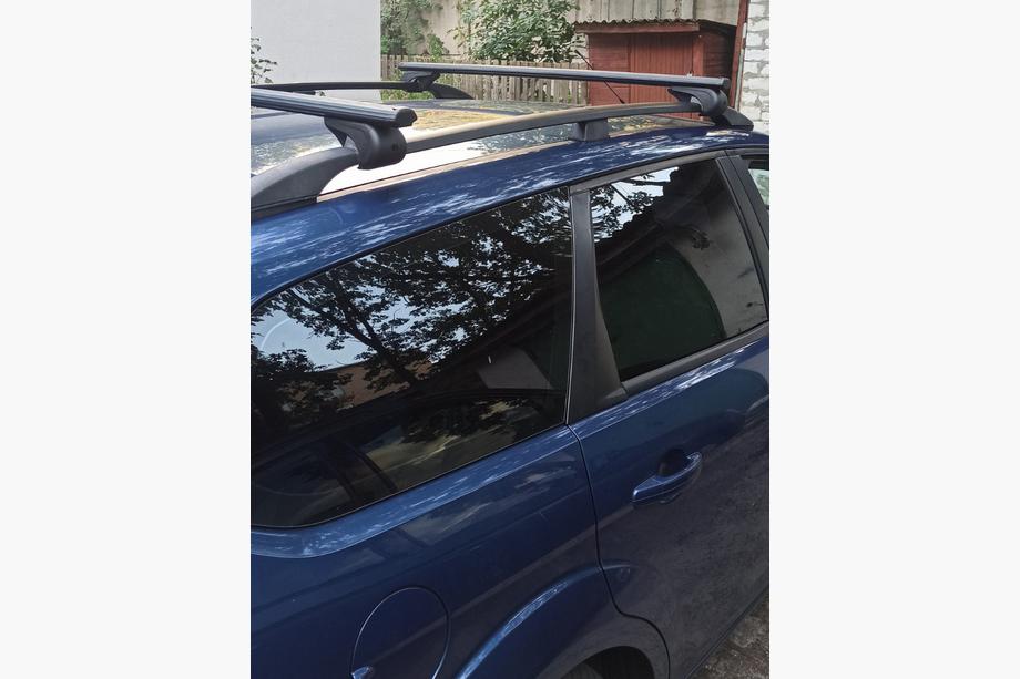 Ford Focus II 2008-2011 Dachträger für normale Reling abschließbar Bold Bar V1 (2 Stk) Schwarz Foto 2