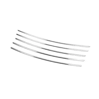 Chrom Kühlergrill Abdeckung (2005-2008, 5 Stück, Edelstahl) Peugeot 307 2001-2008 Foto 3
