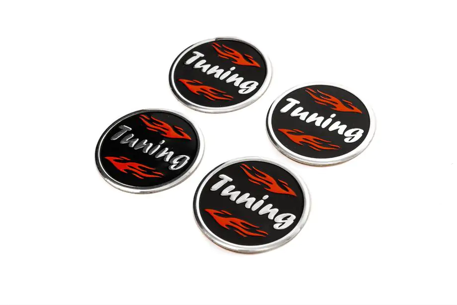 Aufkleber für Felgendeckel Tuning V1 60mm (4Stk) Foto 1