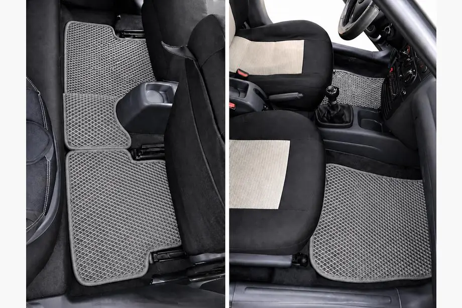 Daewoo Lanos 1998-2017 EVA Fußmatten (Grau) Image