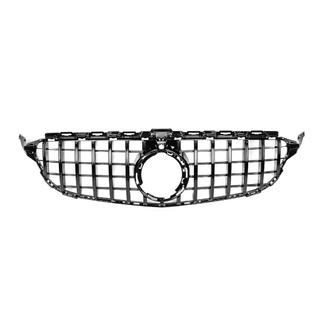 Frontgrill Panamericana GT Schwarz (für Avantgarde/AMG-Line/C43 AMG) Mercedes C-сlass W205 2014-2021 Foto 2