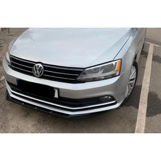 Frontlippe Stoßstange Lip (2010-2018, Schwarz Glanz) Foto 1