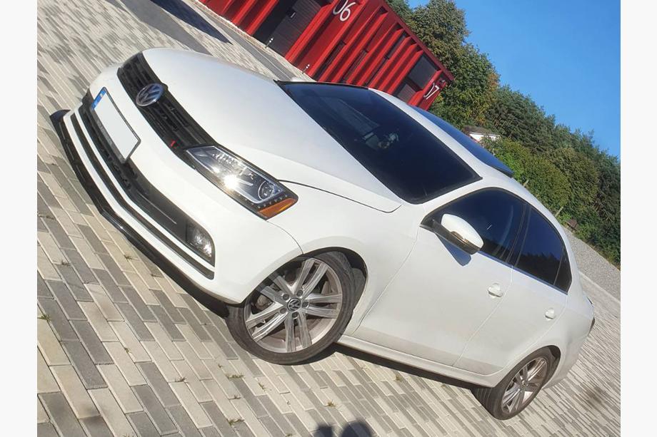 Volkswagen Jetta 2011-2018 Frontlippe Stoßstange Lip (2010-2018, Schwarz Glanz) Foto 12