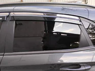 Hyundai Kona 2017-2023 Windabweiser mit Chromleiste (4 Stk, Niken) Foto 8