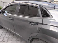 Hyundai Kona 2017-2023 Windabweiser mit Chromleiste (4 Stk, Niken) Foto 7